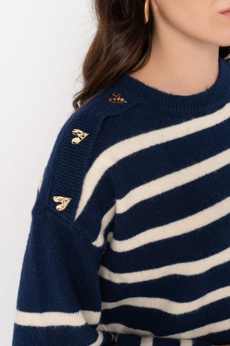 PULL MARINIERE BOUTONS