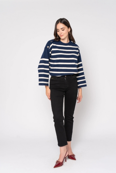 PULL MARINIERE BOUTONS