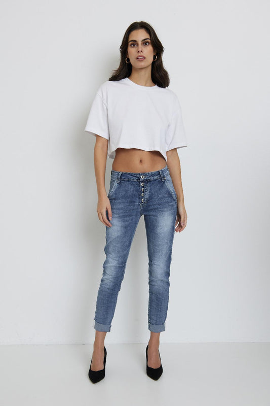 Jean Place du Jour  Revers Doré Livraison Gratuite dès 59,00 €