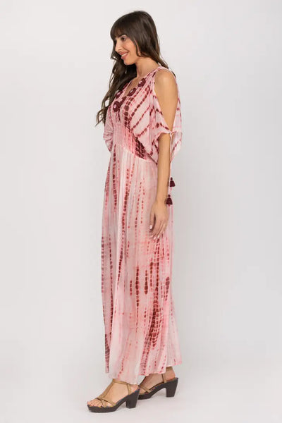 Robe " Sangria " Peace and Love