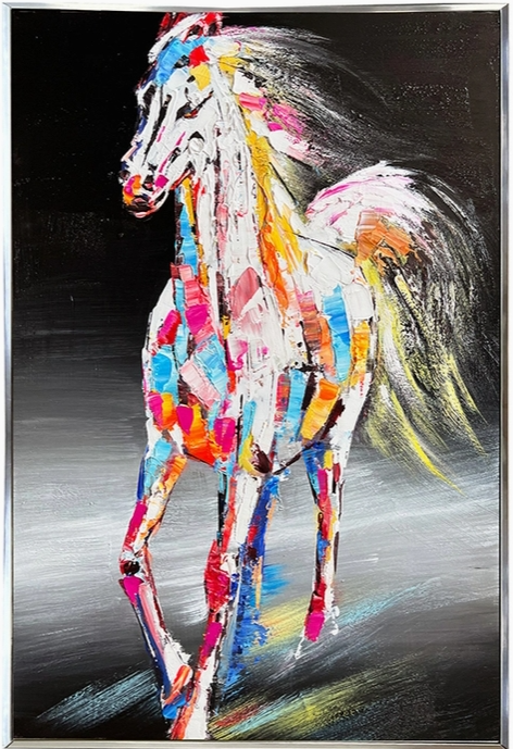 TABLEAU CHEVAL AU GALOP