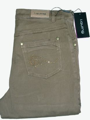 Pantalon I. QUING "KAKI" Taille Haute