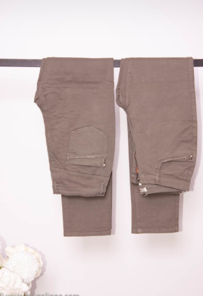 I. QUING "OLIVE" High Waist Pants