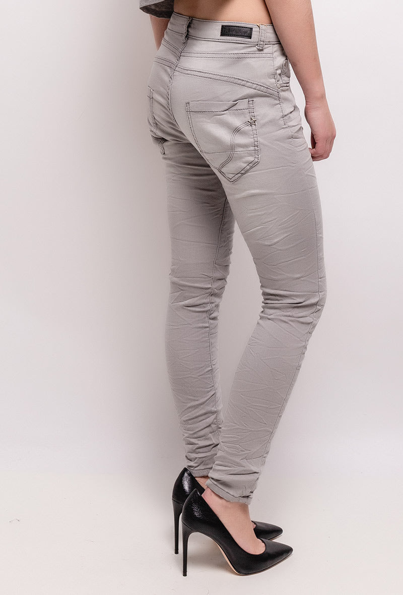 Jean Place du Jour "Grey Steel Buttons"