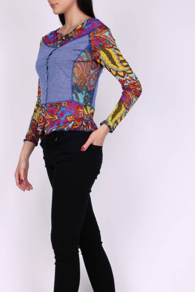 TOP LULUH GREEN YELLOW